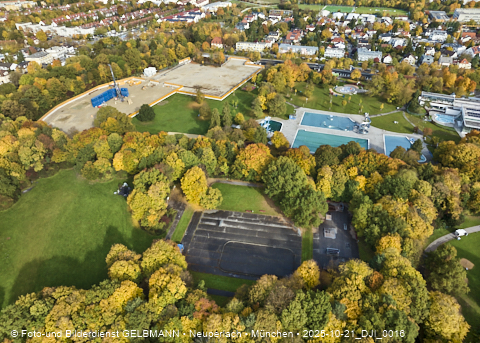 21.10.2025 - Geothermie-Baustelle am Michaelibad in Berg am Laim und Neuperlach